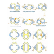 Various configurations possible with the creative building toy set for kids.