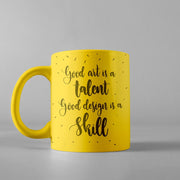 Artistic mixed design coffee mug, a perfect gift for beverage lovers.