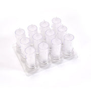 A single Melted Design Flameless Candle demonstrating its realistic flicker and safe LED light.