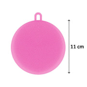 Non-stick silicone sponge for dishes, available in various colors, making kitchen cleanup effortless.