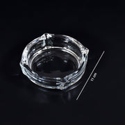 Stylish decorative crystal ashtray, enhancing modern home decor aesthetics.