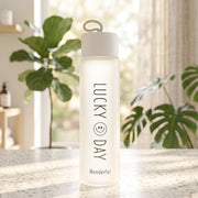 Frosted bottle office desk use