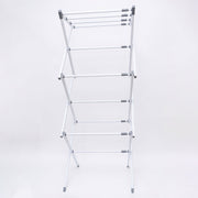 3 Tier Folding Clothes Drying Rack Laundry Cloth Dryer Stand for Balcony (1 Set) view 5