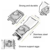 Egg slicer size guide