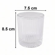 Premium transparent crystal glass tumbler for daily use