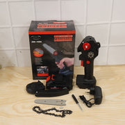 Mini chainsaw kit contents