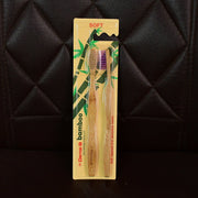 Women Bamboo Toothbrush Set Soft Bristles Eco Friendly Biodegradable (2 Pc)