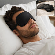 Men Sleeping Eye Mask Light Blocking Soft Adjustable for Sleep Travel (1 Pc)